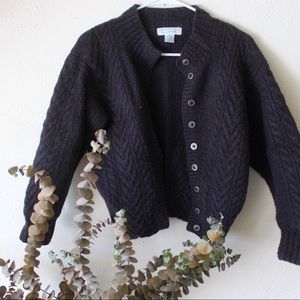 Garnet Hill Wool Cardigan